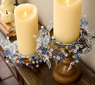 Candle wreath centerpiece