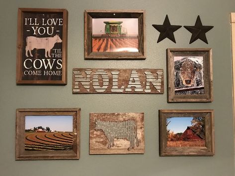 Rustic Farm Nursery, Farm Nursery Theme, Farm Bedroom, Farm Room, Grandkids Room, Cow Nursery, Big Boy Bedrooms, Farmhouse Nursery, Farm Nursery