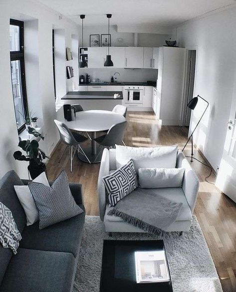 Affordable Apartment Decor, Fresh Living Room, Affordable Apartments, Deco Studio, Small Apartment Living Room, Kitchen Accessories Decor, Small Apartment Decorating, Small Apartment Living, Apartment Decor Inspiration