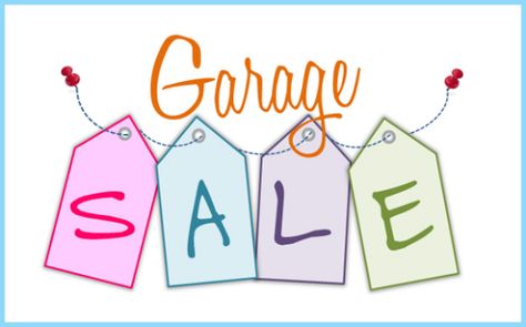 Closet Sale Image, Garage Sale Signs Ideas, Garage Sale Ideas, Garage Sale Ideas Display, Neighborhood Garage Sale, Kids Garage, Online Garage Sale, Garage Sale Tips, Garage Sale Signs