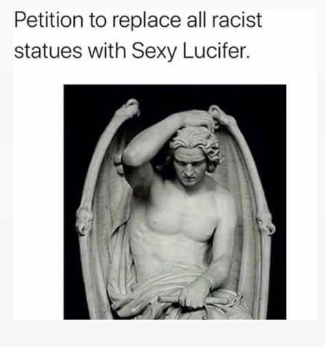 Lucifer Statue, Aleister Crowley, Tarot Readers, Greek Statue, Historical Figures, Statue, Instagram Post, Instagram Photo, Memes