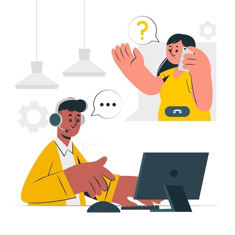 Support Illustration, Hand Holding Phone, Vector Illustration Character, Call Centre, Communication Icon, Me Icon, Male Profile, Illustration Story, 2d Illustration