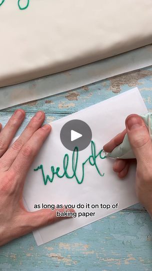 19K views · 473 reactions | Tips on how to write on a cake 🧑‍🍳🎂✍️ | By LAVsFacebook Writing On A Cake, Will You Be My Girlfriend, Decorating Frosting, Bigger Bolder Baking, Cake Writing, Cake Hacks, Monogram Cake, Cake Decorating Frosting, Decorating Cakes