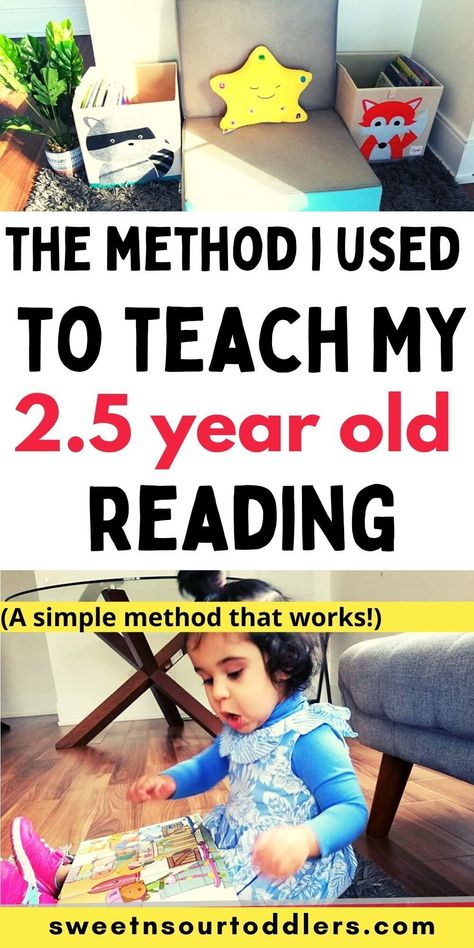 Teach reading to kids using a method that is effective and highly fun. Learn how I taught my child to read before she turned 3! #teachreading #phonics How To Teach Prek To Read, Literacy For Two Year Olds, Learn To Read Preschool, What Should I Be Teaching My Four Year Old, Teaching Reading To Preschoolers, How To Teach To Read, Teach Preschooler To Read, Teaching Toddler To Read, Reading Readiness Activities Preschool