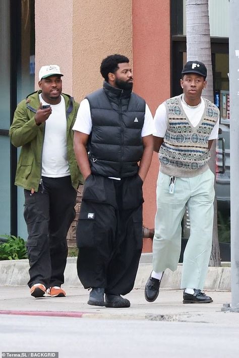 Tyler The Creator Outfits, Outfit Autumn, Shoes 2023, Black Men Street Fashion, Men Street Fashion, Street Fashion Men Streetwear, Guys Clothing Styles, Mens Outfit Inspiration, Mens Fashion Streetwear