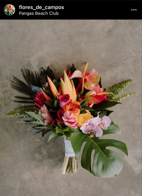 Mayakoba Wedding, Wedding Floral Bouquet, Tropical Bridal Bouquet, Tropical Wedding Bouquets, Tropical Flower Arrangements, Magnolia Wedding, Caribbean Wedding, Mexico Wedding, Wedding Welcome Signs