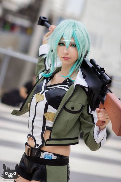 Sinon (Asada Shino) Cosplay by LadyCatex on DeviantArt Shino Cosplay, Sinon Sao, Human Reference, Cosplay Diy, Best Cosplay, Pose Reference, Cosplay Anime, Summer Outfits, Deviantart