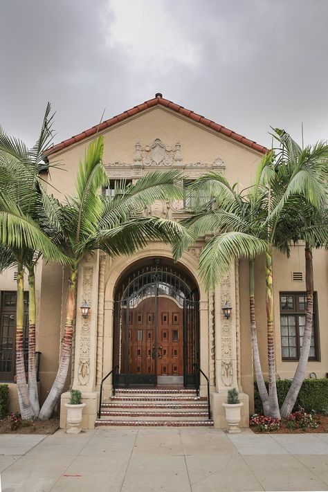 Restored Ebell Club of Long Beach Now Among LA County’s Premiere Venues • Long Beach Post News Cheap Sides, Ebell Long Beach, Carved Fireplace, Beach List, Beach Mansion, Chateau Marmont, Spanish Tile, Wedding Site, Iron Gate