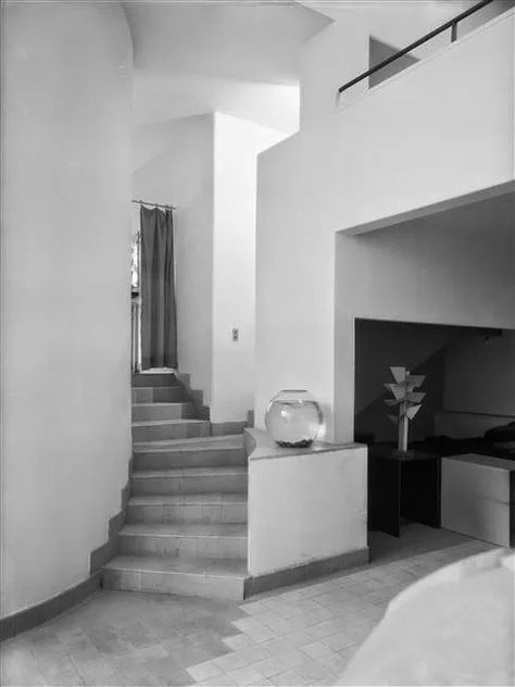 House Underground, Jean Michel Frank, Robert Mallet Stevens, Form And Space, Contemporary Art Deco, Art Deco Interior Design, French Architecture, Mid Century Modern Interiors, Stair Steps