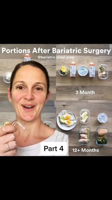 Bariatric Supper Ideas, Meal Prep For Gastric Bypass Patients, Bariatric Portion Size, Gastric Bypass Sleeve Post Op Diet, Vsg Meal Prep Bariatric Eating, Gastric Bypass Meal Plan, Gastric Bypass Sleeve, Bariatric Meal Prep, Bypass Recipes