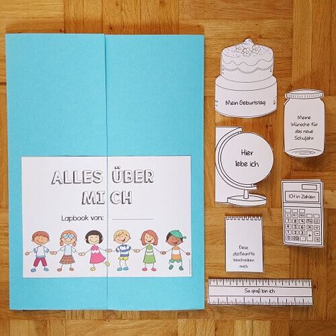 Alles über mich (Vorlagen für ein Lapbook) Bereits im letzten Jahr habe ich euch hier das Lapbook „Alles über mich“ vorgestellt und gezeigt. Nun habe ich in den letzten Tagen 10 Vorlagen neu erstellt bzw. upgedatet und in ein kleines „Freebie“-Paket gepackt, das ich euch... All About Me Lapbook, Lapbook Templates, Conceptual Learning, Lap Book Templates, Absent Students, School Gadget, Kindergarten Portfolio, Classroom Planning, Classroom Management Plan