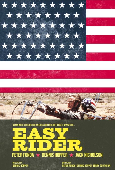 EASY RIDER (1969) poster design by Gianmarco Malandra Easy Rider, Classic Movies, Poster Design, Road, Movie Posters, Design, Art, Film Posters, Classic Films