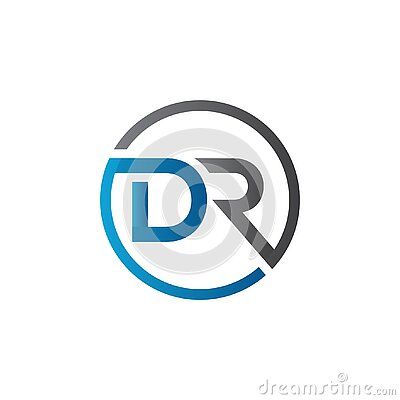 Initial DR Letter Logo With Creative Modern Business Typography Vector Template. Creative Abstract Letter DR Logo Vector Stock Vector - Illustration of computer, financial: 170514422 Dr Logo Design Ideas, Dr Monogram Logo, D R Logo Design, Dr. Logo, Dr Logo Design Letter, Dr Logo Design, P D Logo, Doctor Anatomy, D Letter Design