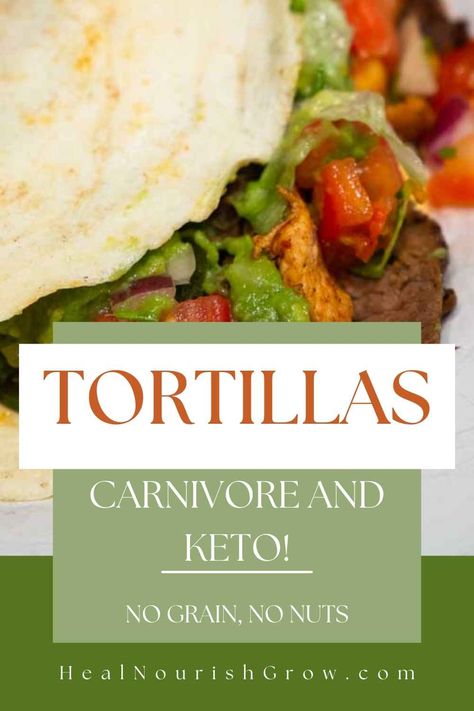 Carnivore Keto Tortilla Recipe: No Flour, All Animal Based! Keto Tortilla Recipe, Keto Tortilla, Carnivore Keto, Zero Carb Foods, Low Carb Soup Recipes, Keto Tortillas, Clean Baking, Low Carb Low Fat Recipes, Animal Based