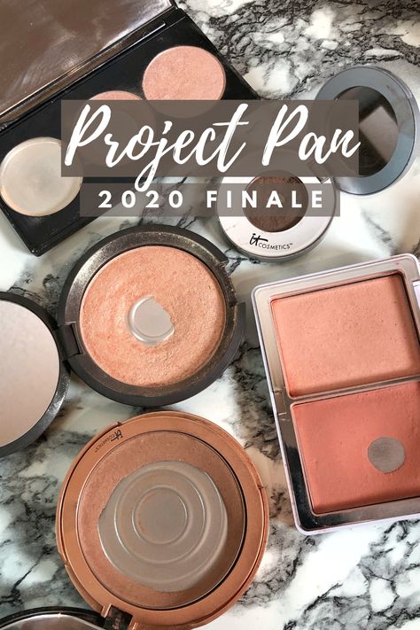 Recapping all that was used up in my 2020 Project Pan with this Project Pan finale. See what makeup I finished, replaced, and decluttered. Project Pan Makeup, Underconsumption Core, Pan Makeup, Project Pan, Faux Hair, 2025 Vision, Hot Tools, Beauty Advice, Makeup Reviews