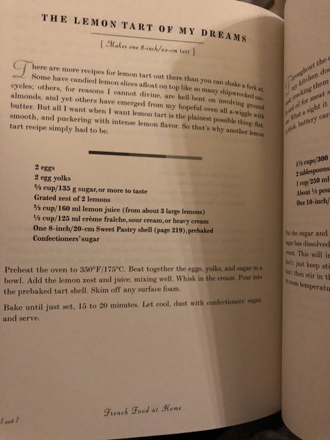 Laura Calder Lemon tart Laura Calder, Vegan Lemon Curd Tart, Calder Jewelry Alexander, Candied Lemons, Lemon Tart, Cooking Lessons, French Cooking, Tart, Almond