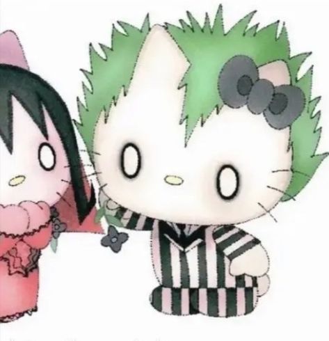 Halloween edition!! Sanrio Matching Pfp Halloween, Spooky Hello Kitty Matching Pfp, Matching Hello Kitty Pfp Halloween, Cute Halloween Pfps Matching, Halloween Hello Kitty Pfp Matching, Hello Kitty Halloween Pfp Matching, Funny Halloween Matching Pfp, Sanrio Halloween Matching Pfp, Matching Pfps For Couples Halloween