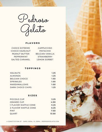 Related image Ice Cream Menu Ideas, Gelato Menu Design, Ice Cream Menu Design Ideas, Ice Cream Menu Board, Ice Cream Menu Design, Gelato Vs Ice Cream, Menu Ice Cream, Gelato Flavors, Ice Cream Menu