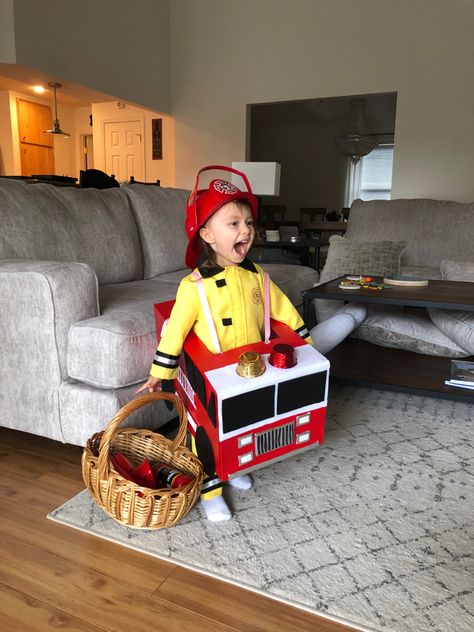 Fire Truck Costume, Firefighter Halloween, Children Halloween Costumes, Costume Ideas Halloween, Hallowen Costume, Swim Meet, Halloween Costumes Ideas, Daycare Crafts, Costumes Ideas