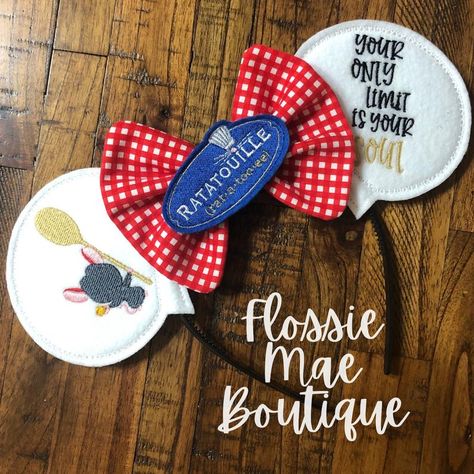 Disney Inspires Remi Ratatouille Ears | Etsy Ratatouille Mickey Ears, Ratatouille Ears, Disney Ratatouille, Toy Story Slinky, Ear Ideas, Disney Ears Headband, Shop Disney, Peter Pan Disney, Disney Headbands