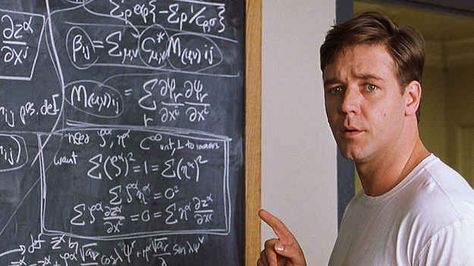 A Beautiful Mind (2001) Mind Movie, A Beautiful Mind, Anthony Michael Hall, Clive Owen, Good Will Hunting, Alan Turing, Brain Tricks, Tyler Durden, Russell Crowe