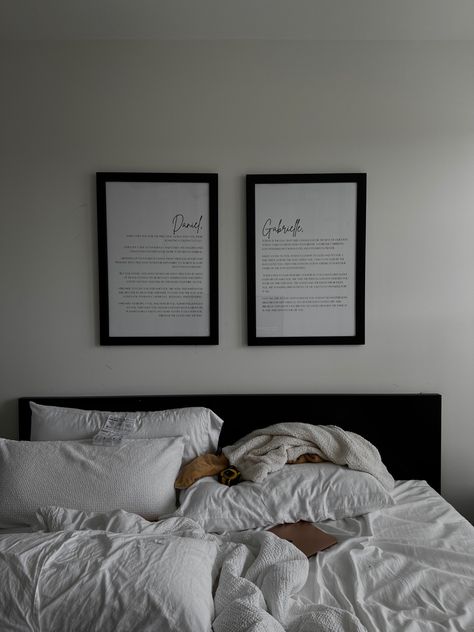 Wedding Photo Above Bed, Wedding Photos Bedroom, Vows Above Bed, Photos Above Bed, Framed Vows, Framed Wedding Photos, Above Bed, Wedding Vibes, Beach Theme Wedding