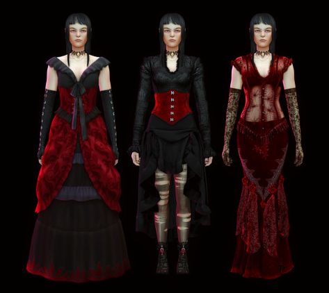 Sims 4 Vampire Outfit, Vampire Maxis Match Cc, Ts4cc Vampire, Sims 4 Gothic Hair Cc, Sims 4 Goth Wedding Cc, The Sims 4 Cc Goth Dress, Vampire Clothes Cc Sims 4, Sims 4 Realm Of Magic Cc Clothes, Sims 4 Silk Pajamas