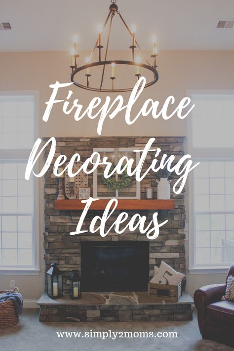 Fireplace Mantle Lights, Brick Fireplace Mantle Decor Ideas, Decorating Hearth Of Fireplace, Mantle Decorating Ideas Traditional, Fireplace Lantern Decor Living Rooms, How To Decorate Fireplace Hearth, Large Lantern Decor Ideas Fireplace, Fireplace Harth Decorations, Lanterns On Mantle