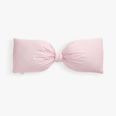 LoveShackFancy Oversized Bow Denim Pillow | Pottery Barn Teen Dorm Wishlist, Enchanting Aesthetic, Bow Pillow, Bow Pillows, Denim Pillow, College Ideas, Fancy Bows, Girls Rooms, College Room