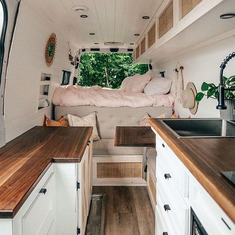 Sprinter Conversions | Vanlife (@sprintercampervans) • Instagram photos and videos Converted Van, Camper Van Conversions, Converted Vans, Sprinter Conversion, Sprinter Van Conversion, Kombi Home, Van Conversion Interior, Diy Camper Remodel, Campervan Life