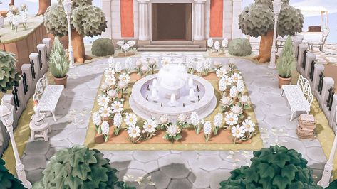 Acnh Museum, Museum Exterior, Entrance Idea, Museum Entrance, Instagram Museum, Animal Collective, Pagoda Garden, Animal Crossing 3ds, Animal Crossing Guide