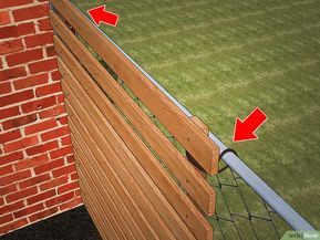 How To Create Privacy With A Chain Link Fence, How To Make A Gate In A Fence, Privacy Fence Styles, Rustic Privacy Fence, Wood Fence Over Chain Link, Inexpensive Privacy Fence Ideas, Cheapest Fence Ideas, Cheap Privacy Fence Ideas, Montana Garden