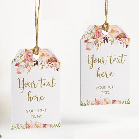 Wedding Souvenir Tag, Made With Love By Printable Tag, Wedding Cup Cakes, Wedding Favours Thank You Tags, From Our Shower To Yours Tags Printable Wedding Favours, Personalized Party Gifts, Vintage Rose Wedding, Wedding Favor Tags Printable, Leather Guest Book