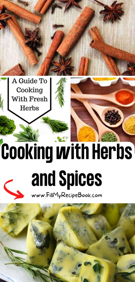 Cooking with Herbs and Spices recipe ideas to create. Herbs and spices enhance any recipe, how to work with them and preserve them. Spices For Health, Cooking With Herbs, Preserve Fresh Herbs, Breads Recipes, Cooking With Fresh Herbs, Summer Savory, Freezing Herbs, Health Cooking, Preserving Herbs