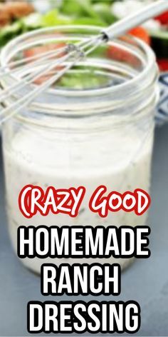 This viral TikTok video shows you just how simple it is to make your very own homemade ranch dressing at home. Tasty and easy? Count me in! Demos Ranch Dressing Recipe, Ree Drummond Ranch Dressing, Homemade Ranch Without Buttermilk, Homemade Ranch With Packet, Eat N Park Ranch Dressing Recipe, Ranch Dressing Recipe With Packet, Runny Ranch Dressing, Restaurant Ranch Dressing, Diy Dressings