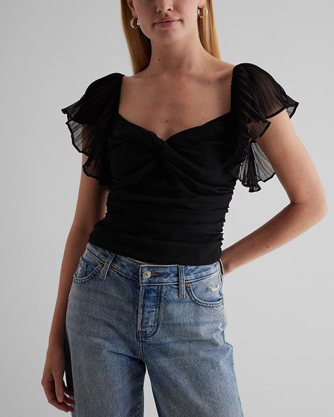 Discover great products at the best prices at Dealmoon. Express Sweetheart Neckline Flutter Sleeve Top. Price:$108.00 at Express Black Blouse Short Sleeve, Floral Puff Sleeve Top, Sweetheart Neckline Top, Red Sleeveless Blouse, Body Outfit, Flare Top, Black Blouse Long Sleeve, Pitch Black, Flutter Sleeve Top