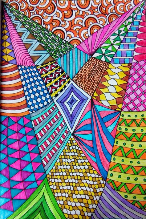 8th Grade Art, Sharpie Art, Collaborative Art, Doodle Art Designs, Mandala Design Art, Coloring Book Art, Zentangle Art, Mandala Drawing, Diy Art Painting