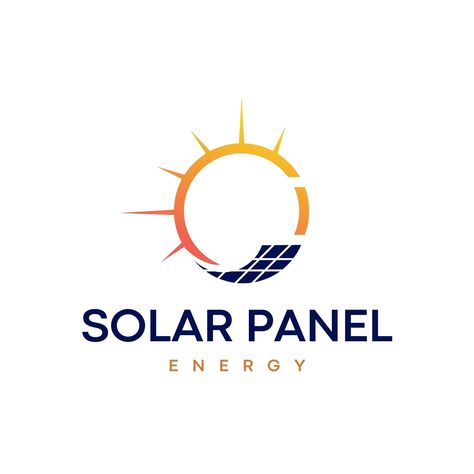 Templates Sunset Symbol, Solar Panel Logo, Energy Company Logo, Travel Branding, Energy Logo Design, Solar Logo, Graphic Circle, Power Icon, Energy Symbols