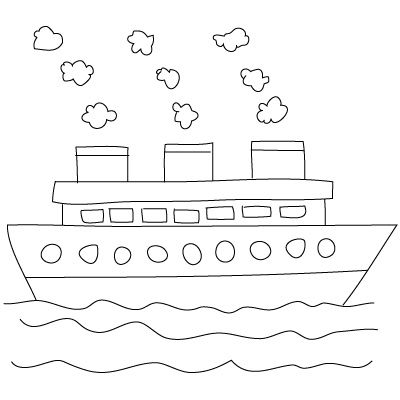 How to Draw a Ship | Fun Drawing Lessons for Kids & Adults Ship Drawing For Kids, Ship Doodle, Boat Drawing, Drawing Lessons For Kids, Ship Drawing, Easy Drawings For Kids, Car Drawings, Art Drawings For Kids, Drawing Lessons