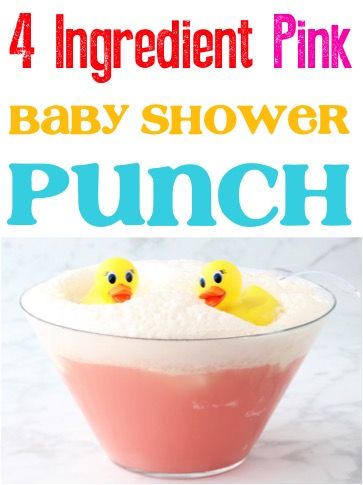 Pink Baby Shower Punch, Pink Party Punch, Pink Party Punches, Pink Punch Recipes, Party Punch Recipe, Baby Shower Ideas For Girls Themes, Shower Punch, Baby Shower Punch Recipes, Easy Lunches For Kids