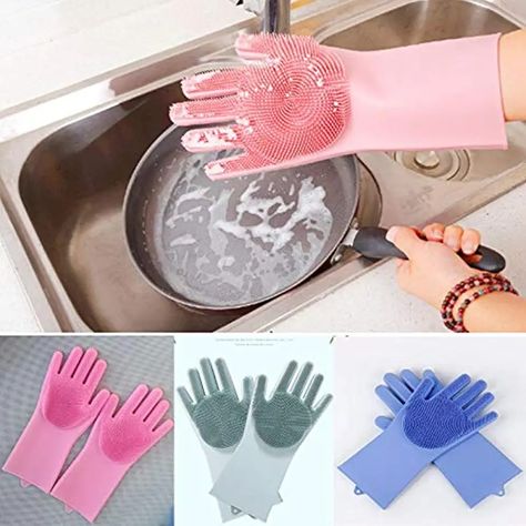 Kitchen Hygiene, Cleaning Pet Hair, Silicone Gloves, Dishwashing Gloves, Hand Gloves, Silicone Brush, Kitchen Gloves, Cleaning Gloves, Washing Dishes