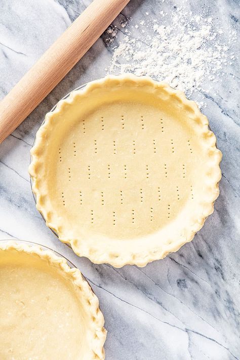 Fool Proof Pie Crust Vegan Pie Crust Recipe, Perfect Pie Crust Recipe, Vegan Pie Crust, Stay At Home Chef, Perfect Pie Crust, Baked Pie Crust, Decorações Com Comidas, Vegan Pie, Best Pie