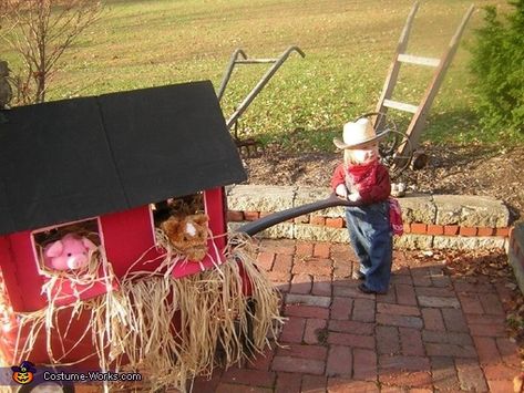 Sandy: Using a wagon and a cardboard box I built a barn,adding hay,stuffed animals and dressed Taylor like a farmer,using all items I had on hand. Photo 2 of 3. Old Mcdonald Had A Farm Costume, Chicken Coop Wagon Halloween, Wagon Floats Ideas Kids, Stuffed Farm Animals, Wagon Floats, Wagon Halloween Costumes, Wagon Costume, Farmer Halloween, 2010 Halloween