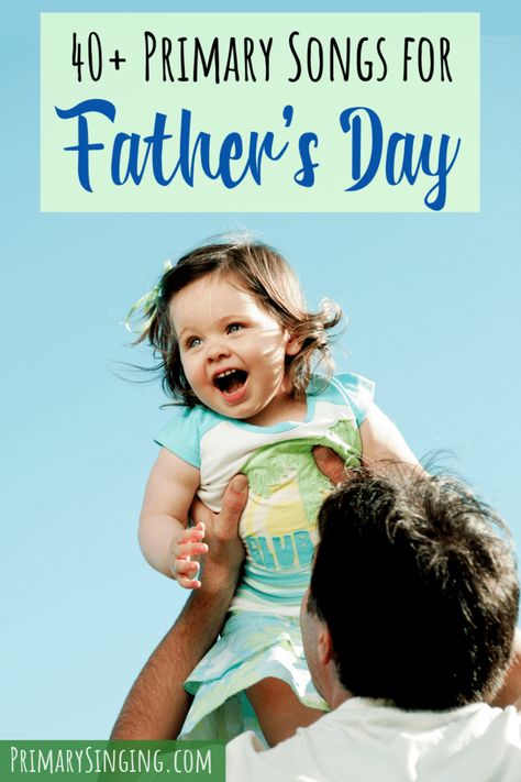 Extensive list with more than 40 of the best Father's Day Primary Songs including music from the Children's Songbook, hymn book, and more great for Singing Time for LDS Primary Music leaders. #LDS #Primary #SingingTime Primary Talks, Fathers Day Songs, Lds Primary Songs, Father Songs, Primary Chorister, Nursery Songs, Primary Songs, Primary Singing Time, Primary Music