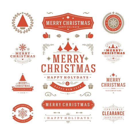 Christmas Labels and Badges Vector Design stock illustration Nightmare Before Christmas Font, Christmas Fonts Alphabet, Canva Christmas, Alphabet Christmas, Fonts Cricut, Fonts Canva, Happy Holidays Wishes, Fonts Cursive, Christmas Fonts Free