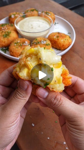 Abi Marquez | Food Content Creator on Instagram: "Corn Croquettes 🤤🌽" Corn Croquettes, Food Content Creator, No Cook Appetizers, Food Content, April 4, Filipino Recipes, Croquettes, Potato Recipes, Appetizer Snacks