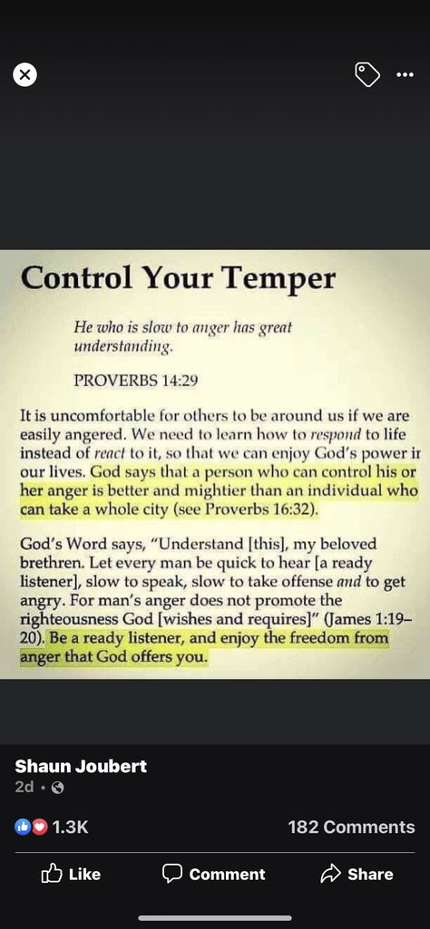 Quick To Anger Quotes, Quick Temper Quotes, Temper Quotes, Anger Quotes, Slow To Anger, Proverbs 16, Favorite Sayings, Every Man, Inspire Me