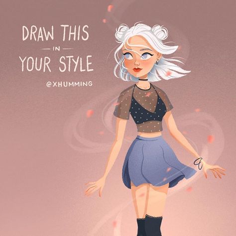 Art Style Challenge, Film Disney, Art Prompts, Style Challenge, Drawing Challenge, Art Challenge, Art Block, Art Inspiration Drawing, Cartoon Art Styles