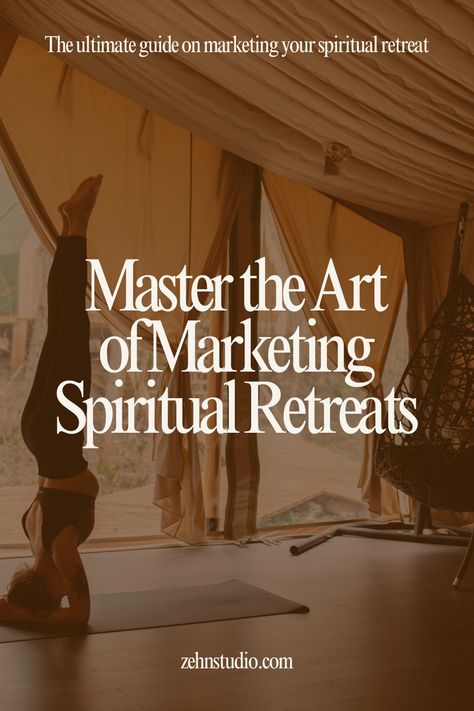 Dive into our ultimate guide on marketing your spiritual retreat! Learn how to connect authentically with your ideal audience and transform your wellness business. Career Coach Branding, Spiritual Retreat Ideas, Protect Energy, Retreat Aesthetic, Retreat Business, Kintsugi Tattoo, Retreat Planning, Retreat Activities, Business Ideas For Women Startups