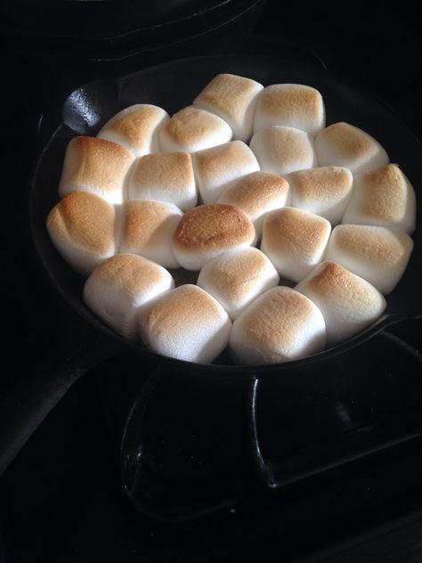 The smores dip I made.Quite easy if I don't say myself.Ingredients Gram crackers Hershey chocolate Large marshmallows.Preheat oven for about 5 minutes on 450. Then put the chocolate in a pan with the marshmallows resting on top. Up in the oven for 5 minutes and take it out when done. Lastly let sit for 5 minutes and serve. Tips. -Watch the marshmallows to make sure they won't scorch. They should be golden brown. Break the gram crackers into rectangles and dip them into the dip for easier access. Smore Dip, Large Marshmallows, Gram Crackers, Smores Dip, Food Reference, Meals Ideas, Junk Food Snacks, Roasting Marshmallows, The Dip